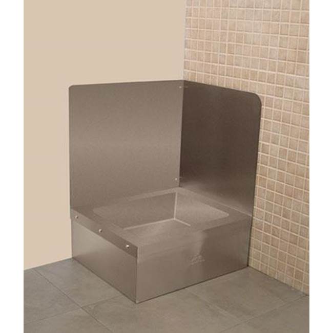 Advance Tabco Right side & back wall splash for 9-OP-44 mop sink (field installed by others)