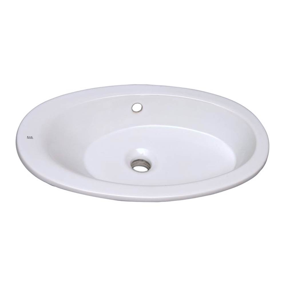 Barclay Infinity Drop-In Basin, 22'' White