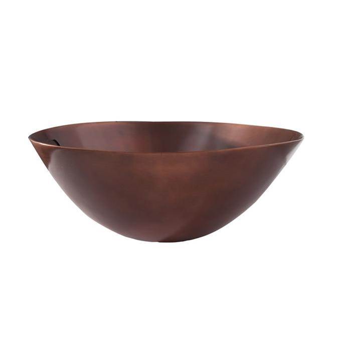 Barclay Iverson 20'' Oval Basin SmoothDBL Layer,NO OF,Antique Copper