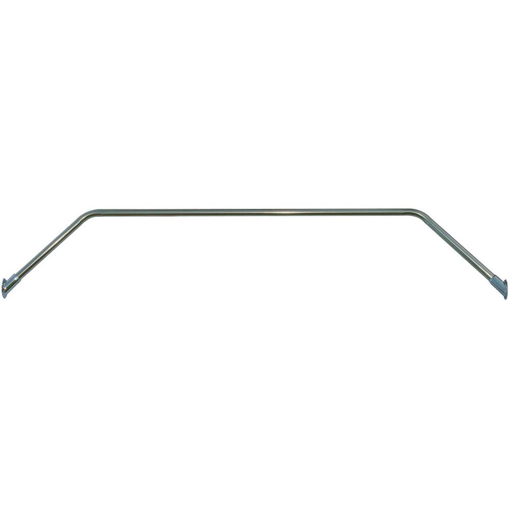 Braxton Harris 1'' X 6'' Aluminum Angled Shower Rod