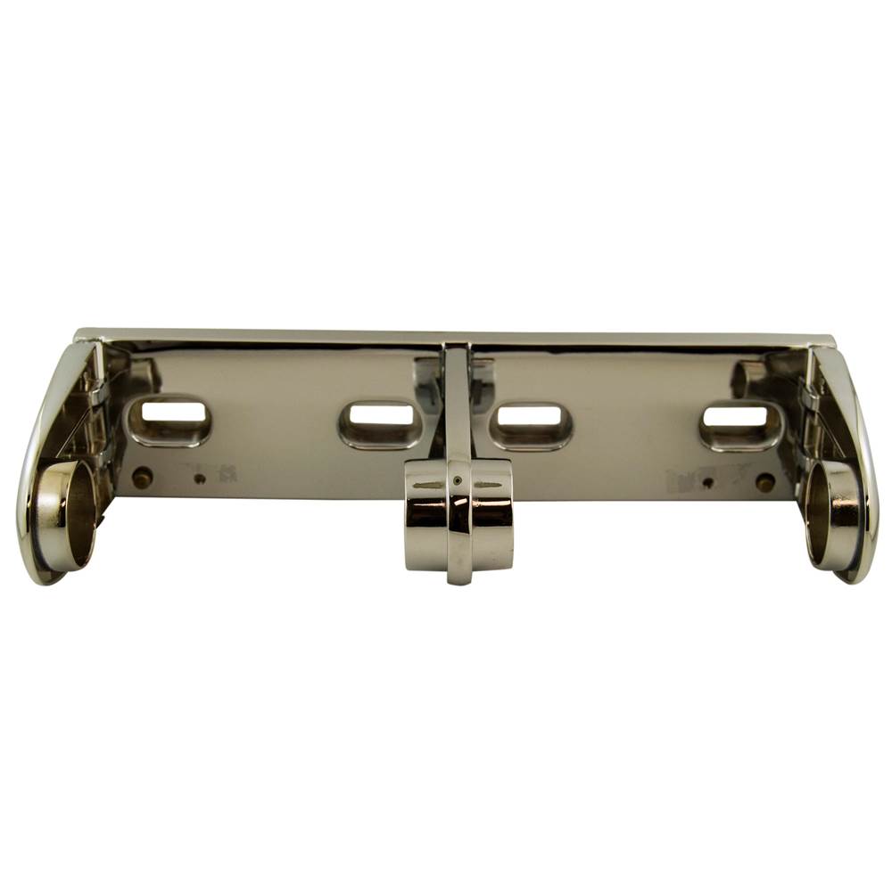 Braxton Harris Commercial Double Tissue Holder W/ Exposed Screws- Chrome Plated