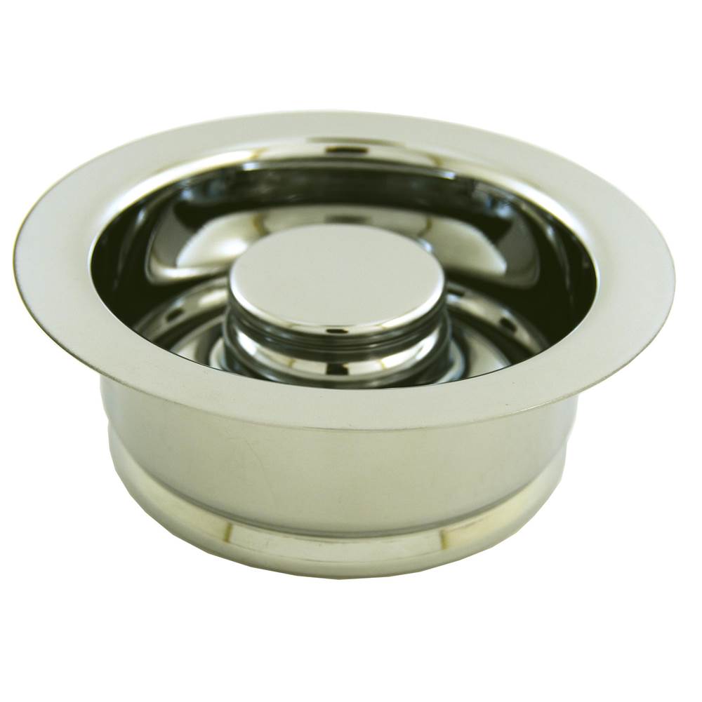 Braxton Harris Metal Disposal Flange And Stopper For Ise- Chrome Plated