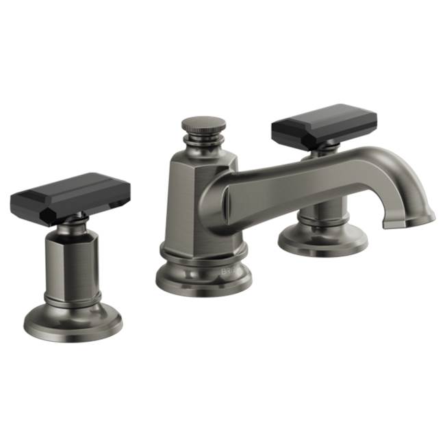 Brizo Invari® Widespread Lavatory Faucet with Angled Spout - Less Handles 1.2 GPM