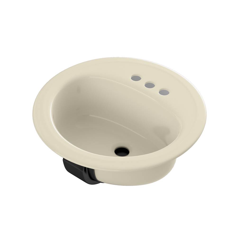 Bootz Homer Round Self Rimming Centerset Punch Studs Without Soap Depressions Bathroom Sink
