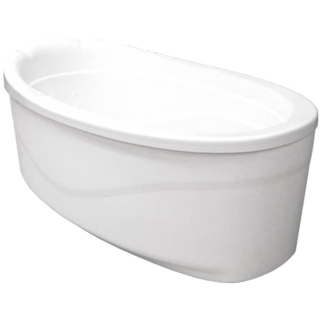 Clarion Bathware 72'' Free Standing Bathtub - Rear Center Drain