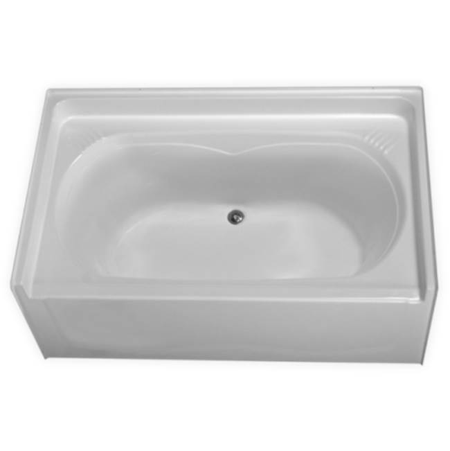 Clarion Bathware 60'' Garden Tub W/ 19'' Apron - Rear Center Drain