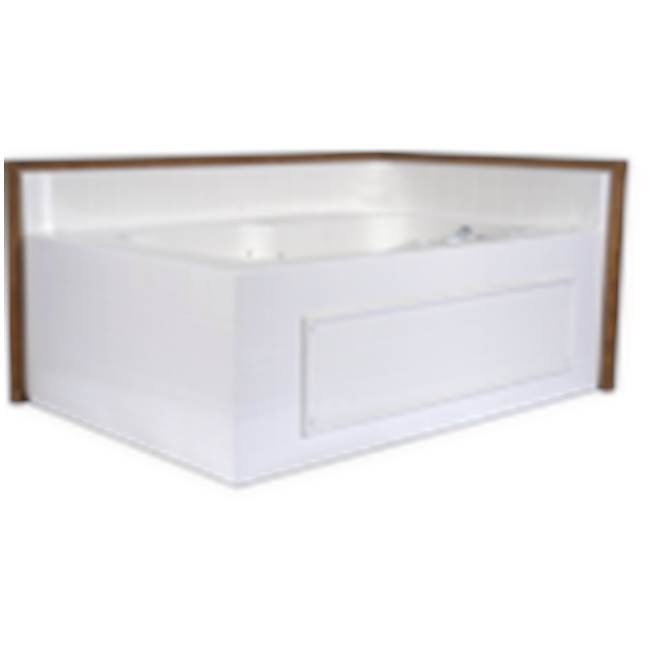 Clarion Bathware Re8864ax At Bk, Rectangle Corner Bathtub Dimensions