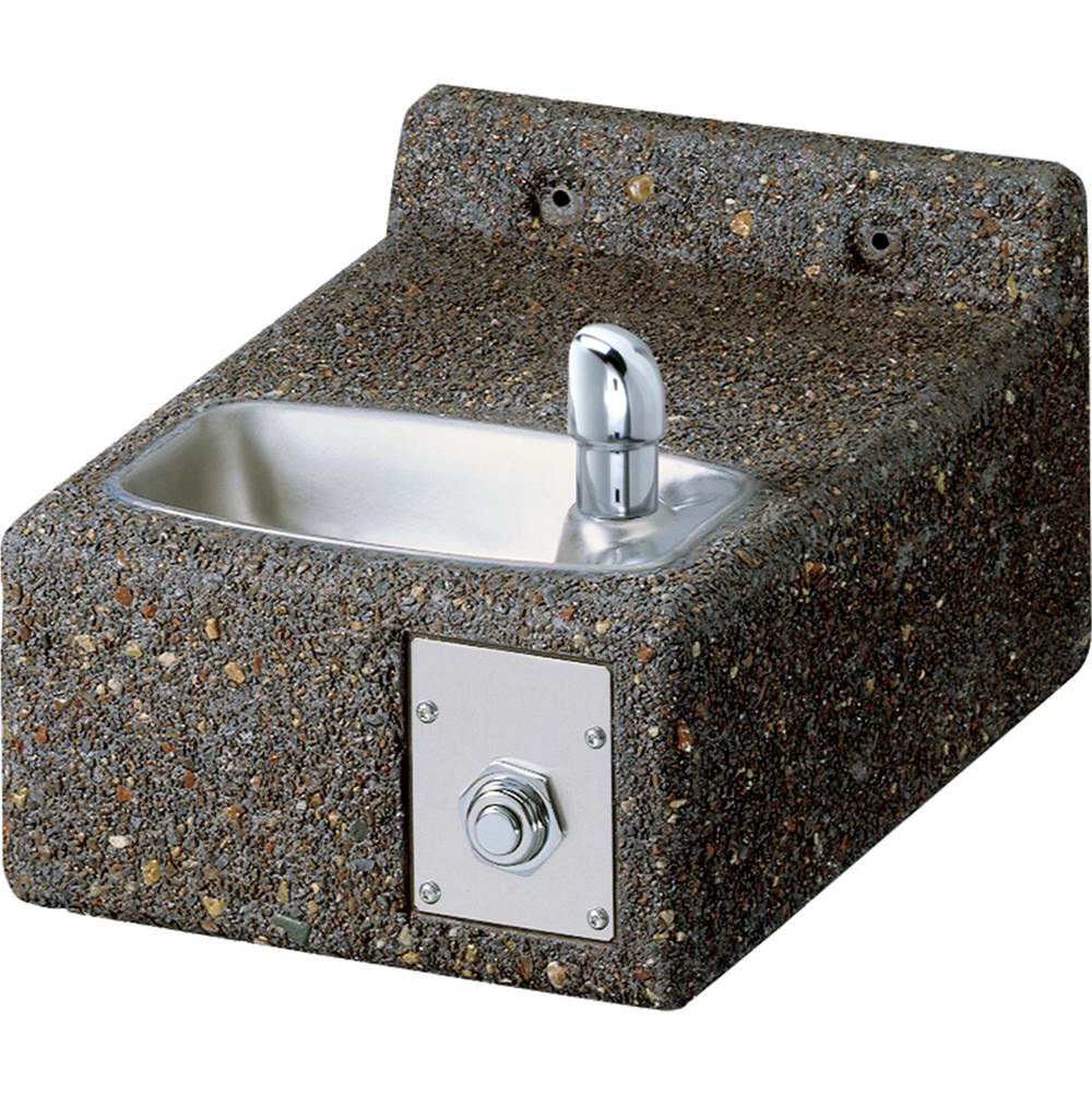 Elkay Outdoor Stone Fountain Wall Mount Non-Filtered, Non-Refrigerated