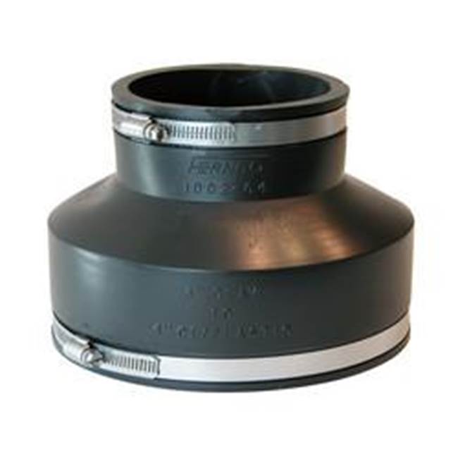 Fernco Coupling 6'' Clay- 4'' Ci/Pl