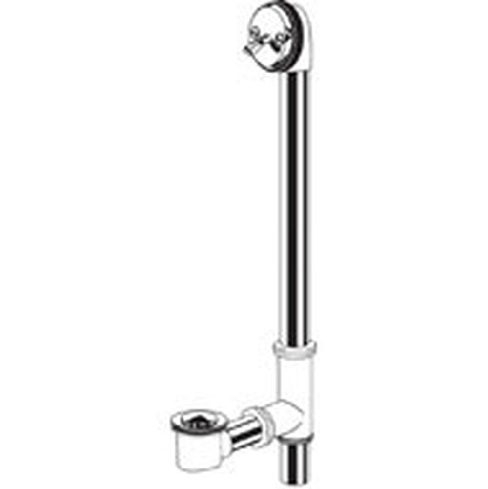 Gerber Plumbing Gerber Classics Pop-up Drain for Roman Tub with Female Outlet Tee and ''Clean out Here'' Faceplate Chrome