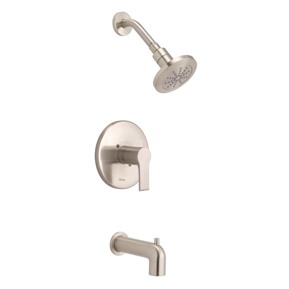 Gerber Plumbing South Shore 1H Tub And Shower Trim Kit And Treysta Cartridge W/ Diverter On Spout 2.0Gpm Brushed Nickel