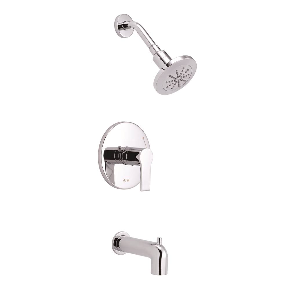 Gerber Plumbing South Shore 1H Tub And Shower Trim Kit W/ Diverter On Spout And Treysta Cartridge 1.75Gpm Chrome