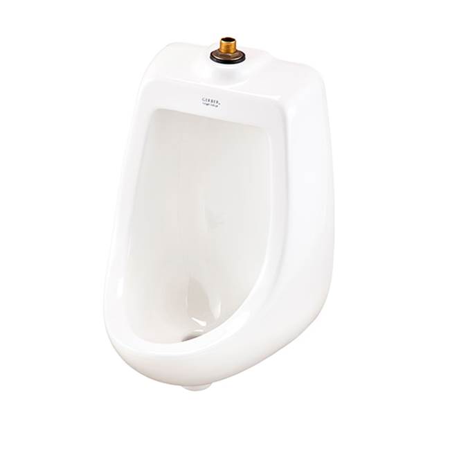 Gerber Plumbing North Point 0.5Gpf Urinal Washout Top Spud Space Saver White