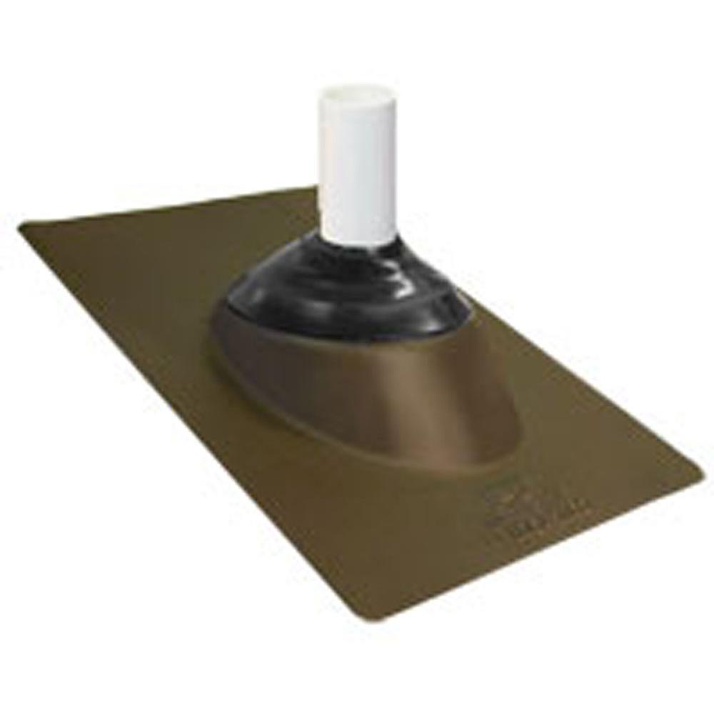 IPS Roofing Products Brown Multi-Size 3 N 1® Galvanized Steel Base Roof Flashings