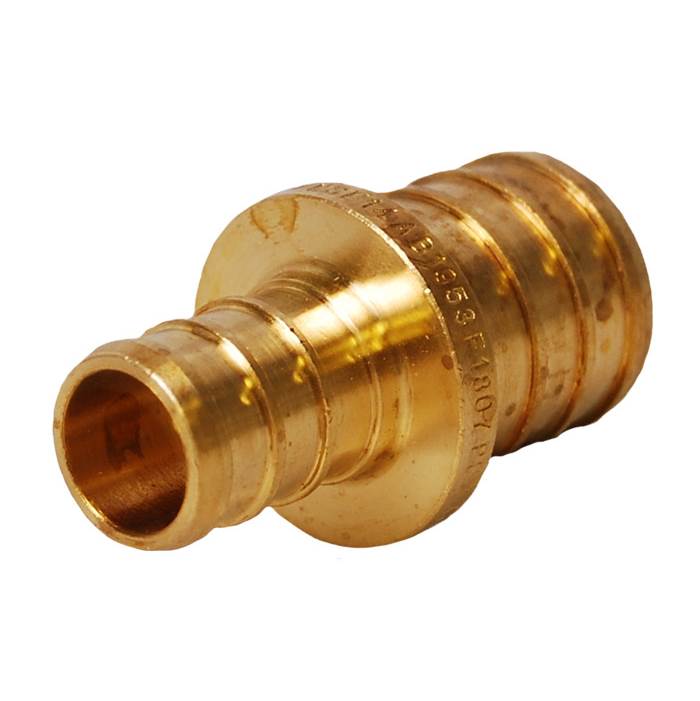 Legend Valve 1-1/2'' x  1'' PEX Reducing Coupling No Lead/ DZR Forged Brass Fitting