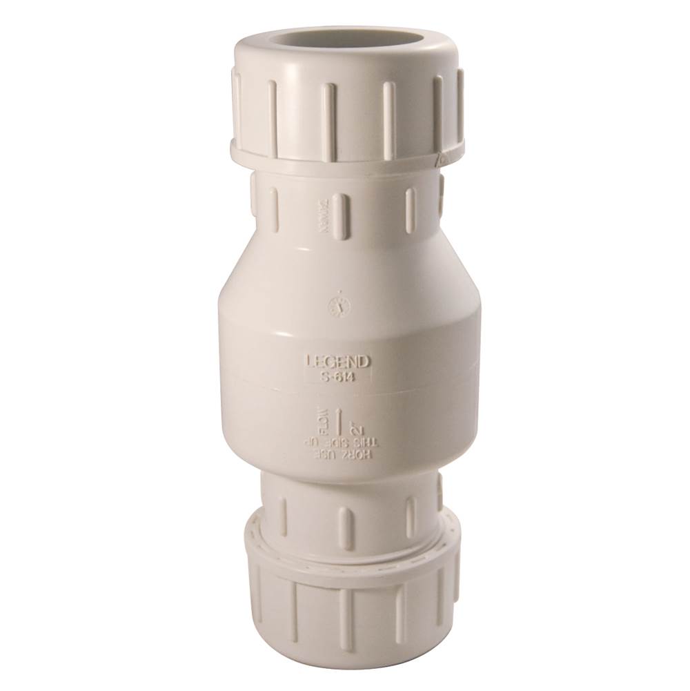 Liberty Pumps Check valve, 3'' HD, PVC, compression fit