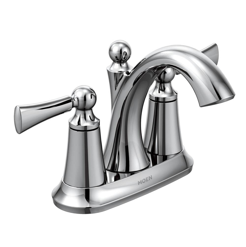 Moen Chrome Two-Handle Bathroom Faucet, 5.50 x 8.13 x 10.13 inches
