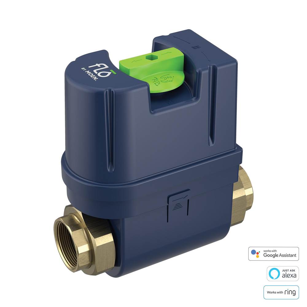 Moen Flo Smart Water Monitor and Shutoff in 1-1/4-Inch Diameter