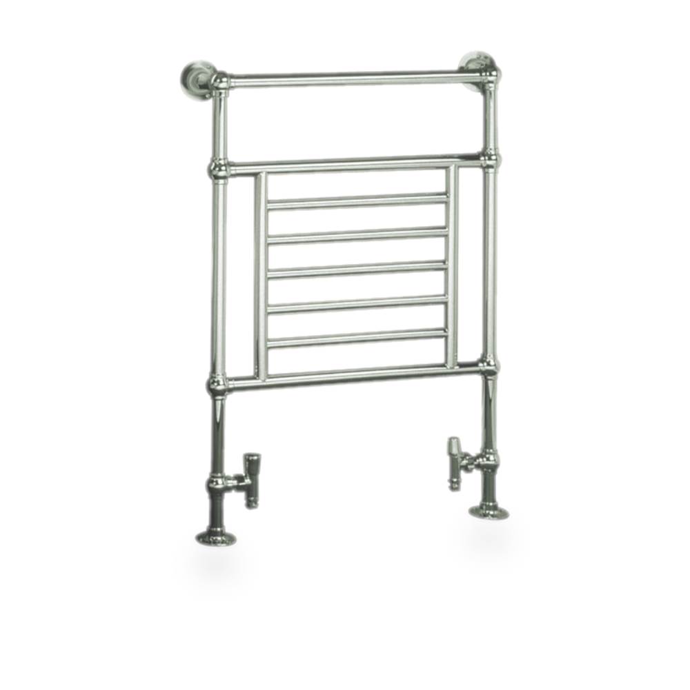 Myson B27/1 Satin Nickel Hydronic  38''H x28''W  Valves not incl. ''Special Order Item''..This towel warme...