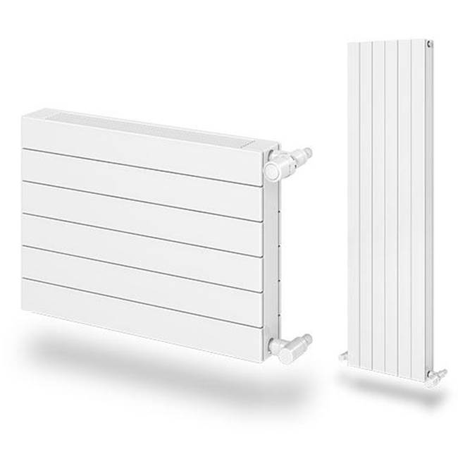 Myson Decor Flat Tube Style 17''H x 2''-8''L Radiator 2740 BTUH/Ft. (includes plug & vent) ''Special Order...