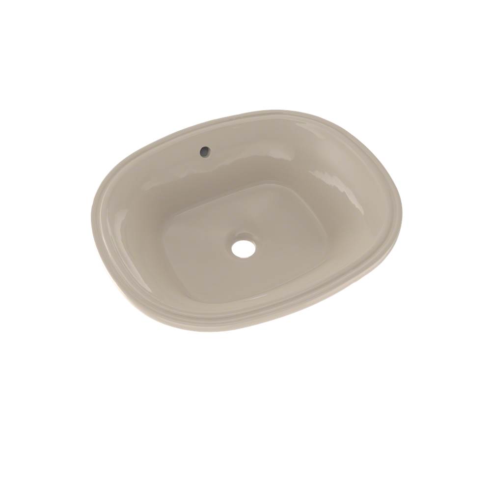 TOTO Toto® Maris™ 17-5/8'' X 14-9/16'' Oval Undermount Bathroom Sink With Cefiontect, Bone