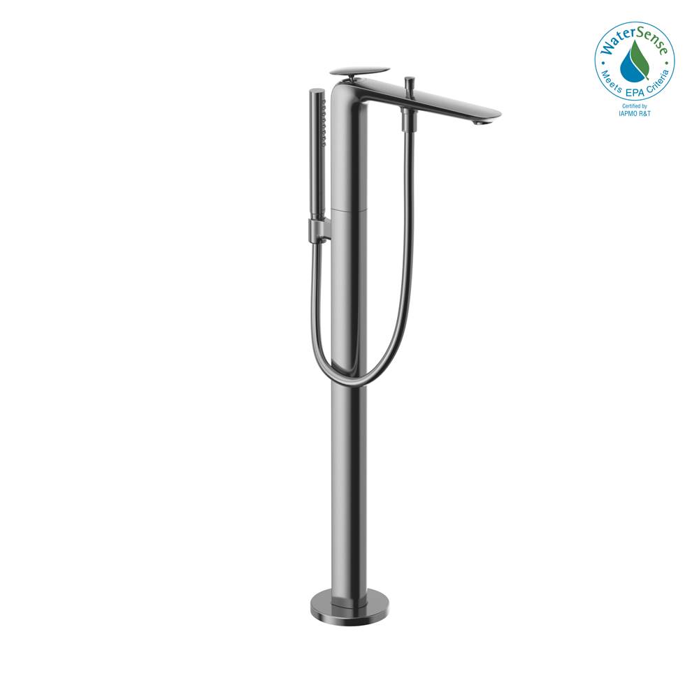 TOTO Toto® Za Single-Handle Free Standing Tub Filler With Handshower, Polished Chrome