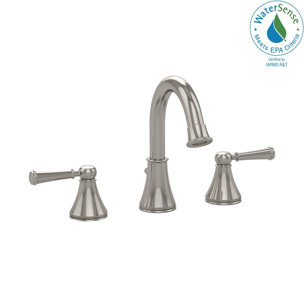 TOTO Toto® Vivian Alta® Two Handle Widespread 1.2 Gpm Bathroom Sink Faucet, Polished Nickel