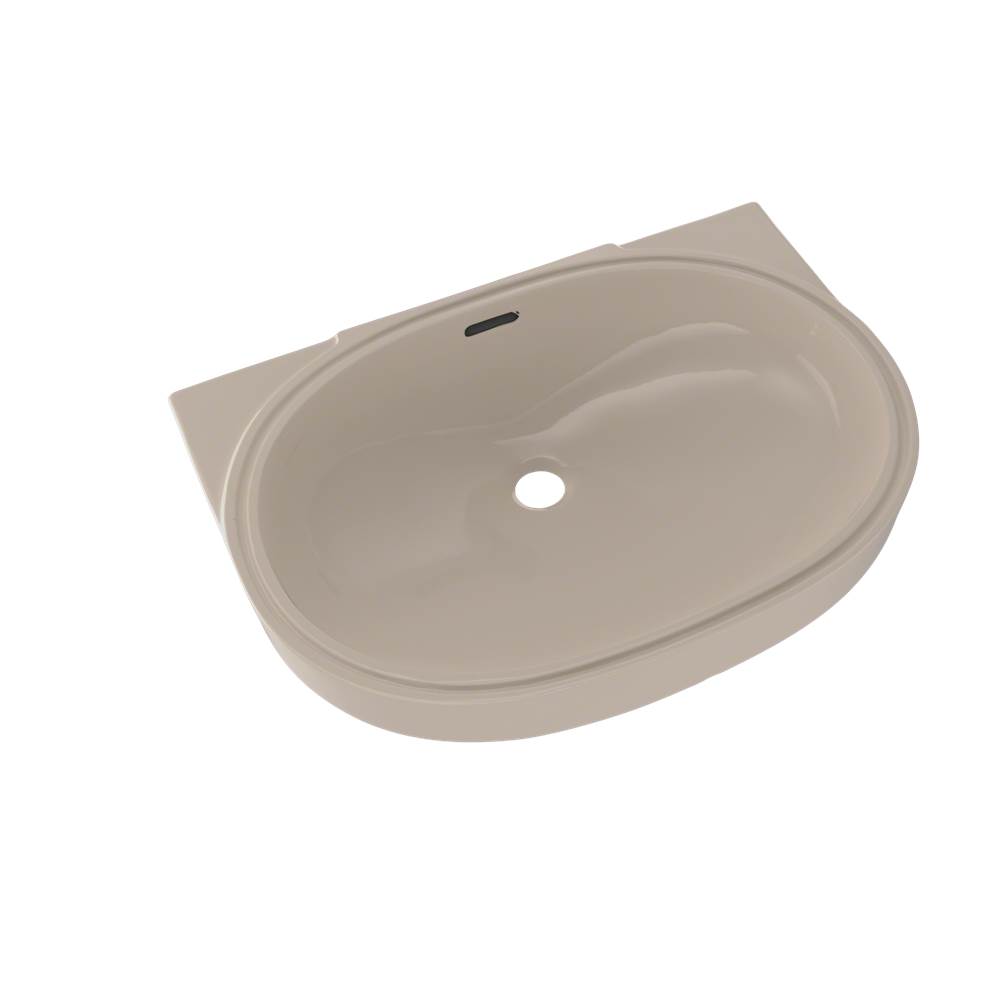 TOTO Toto® Oval 19-11/16'' X 13-3/4'' Undermount Bathroom Sink With Cefiontect, Bone