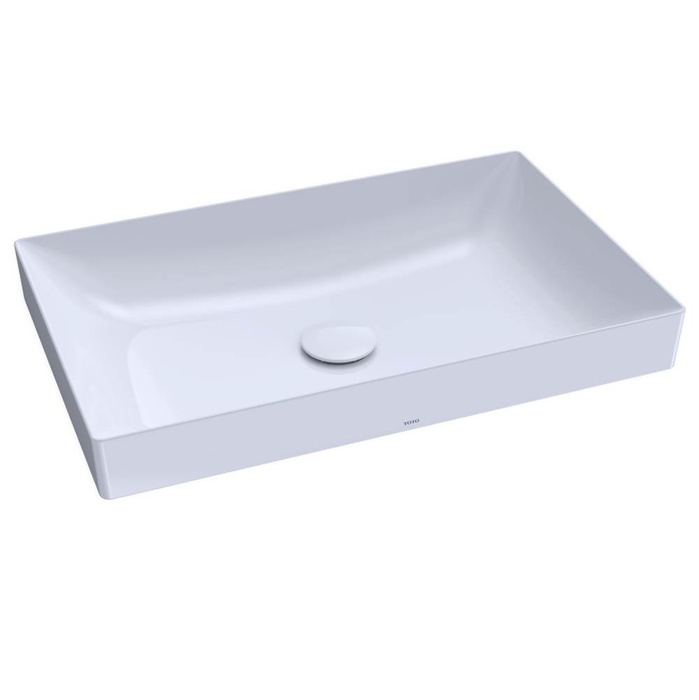 TOTO Toto® Kiwami® Rectangular 23'' Vessel Bathroom Sink With Cefiontect, Cotton White