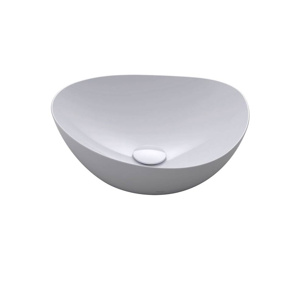TOTO Toto® Kiwami® Asymmetrical Vessel Bathroom Sink With Cefitontect®, Clean Matte