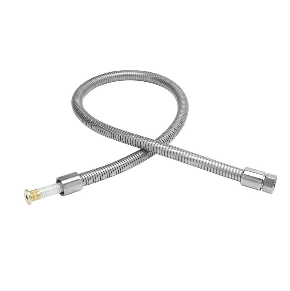 T&S Brass Flexible Stainless Steel Hose, Less Handle