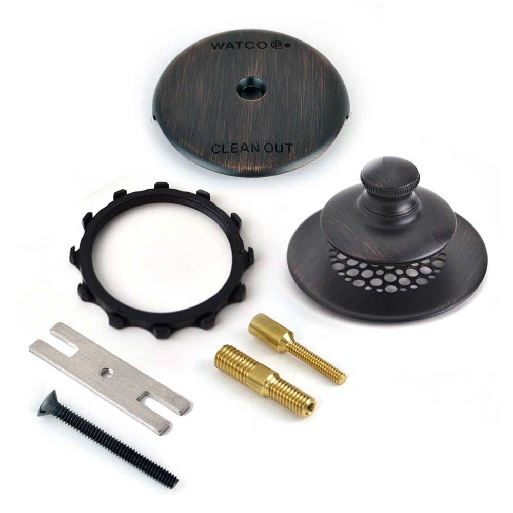 Watco Manufacturing Universal Nufit Pp Trim Kit - 3/8-5/16 Adapter Pin Rubbed Bronze Grid Strainer 3/8-5/16 And No.10-24 Adapter Pins