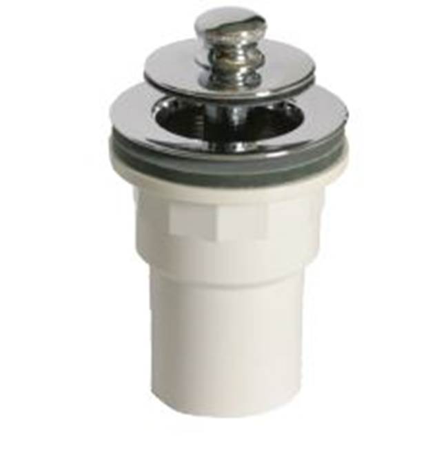 Watco Manufacturing Foot Actuated Tub Closure W/Spigot Adapter Sch 40 Pvc Pvc Rubbed Bronze