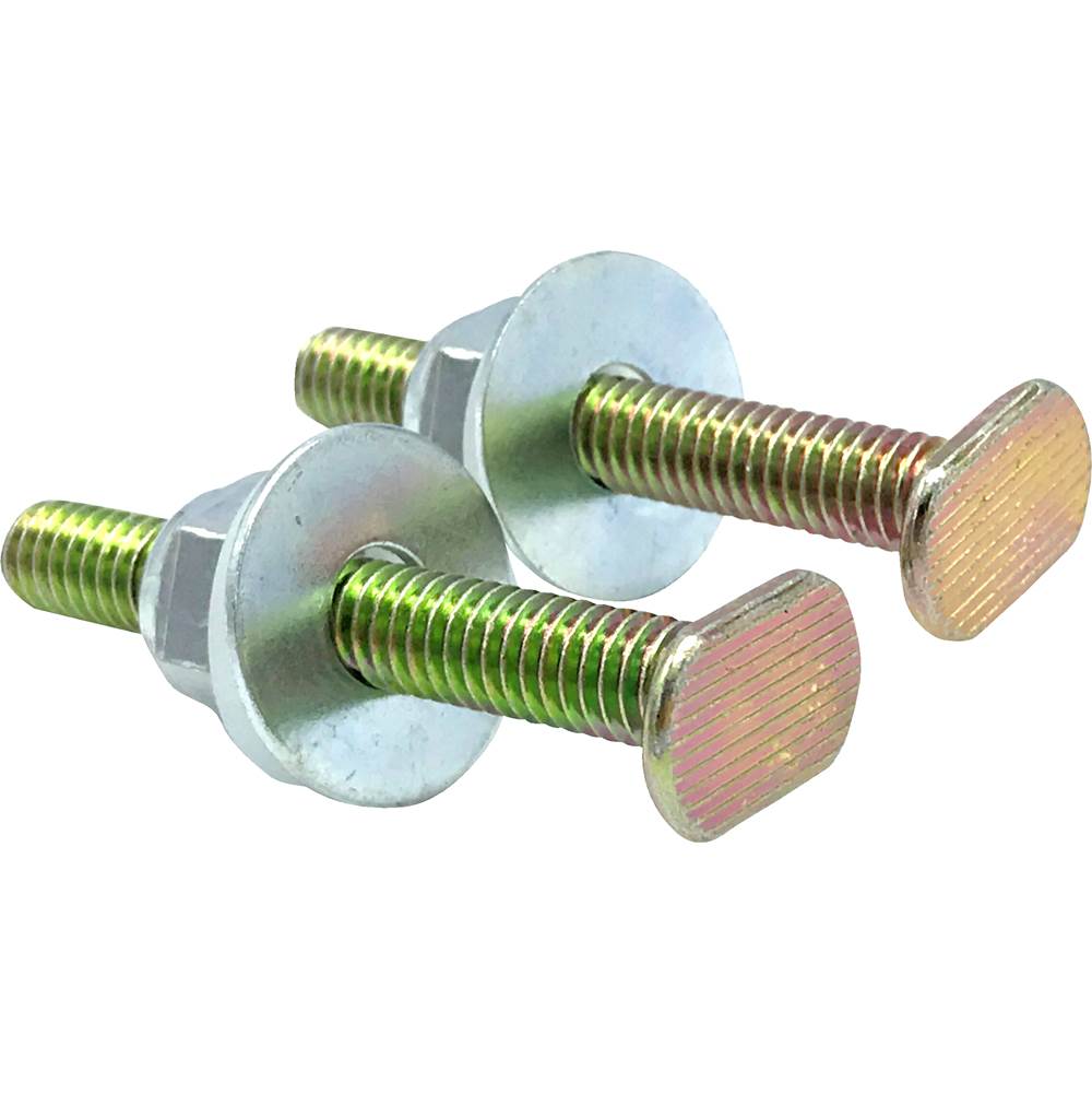 Wal-Rich Corporation 5/16'' X 2 1/4'' Brass-Plated Flange Bolts (Pair)
