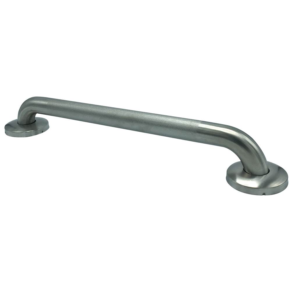 Wal-Rich Corporation 1 1/2'' X 42'' Stainless Steel Peened Finish Grab Bar