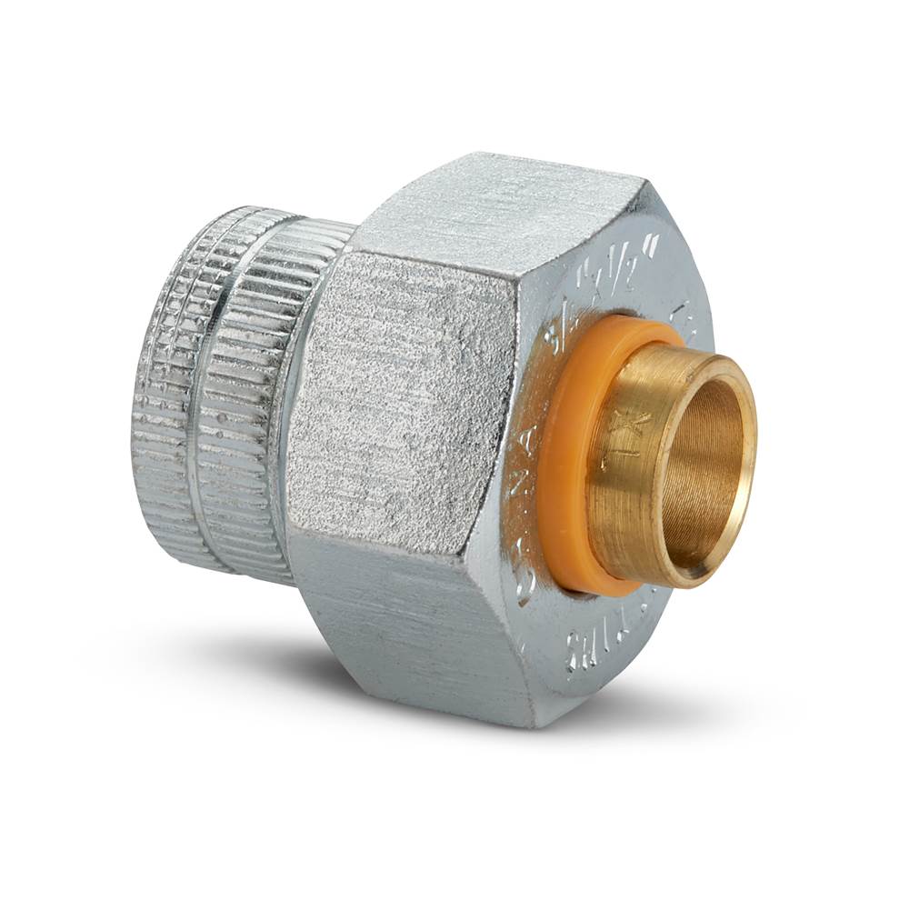Zurn Industries 3/4'' DUXL Dielectric Union Pipe Fitting with 3/4'' inlet x 1/2'' outlet