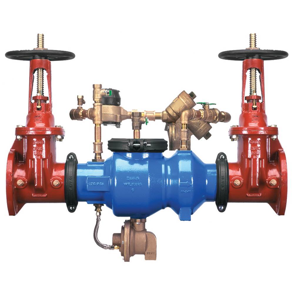 Zurn Industries Reduced Principle Detector Assy, Grooved Body, Grooved x Grooved, Less Gate Valves, CFM Meter