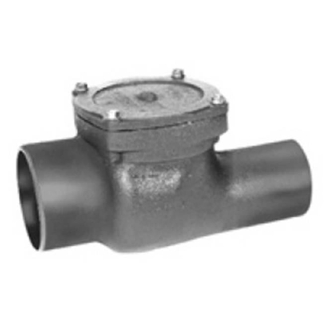 Zurn Industries Z1090 Cast Iron Flap/ Type Backwater Valve with 6'' No-Hub Inlet and Outlet