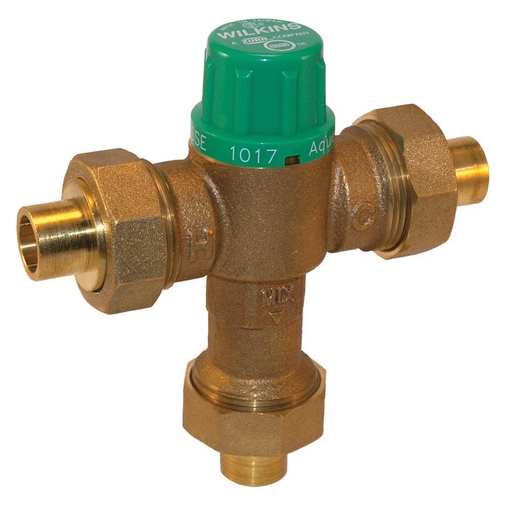 Zurn Industries 3/4'' ZW1017XL AquaGard® Thermostatic Mixing Valve with female cop/ sweat connections